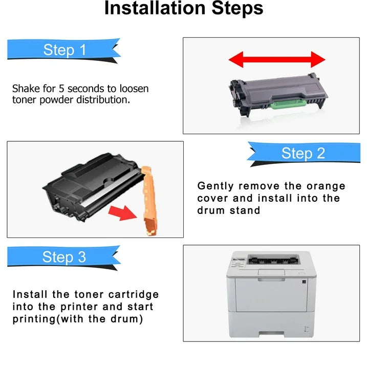 TN-820 TN820 High Yield Toner Cartridge 1 Pack Black Replacement for Brother HL-L6200DW Printer