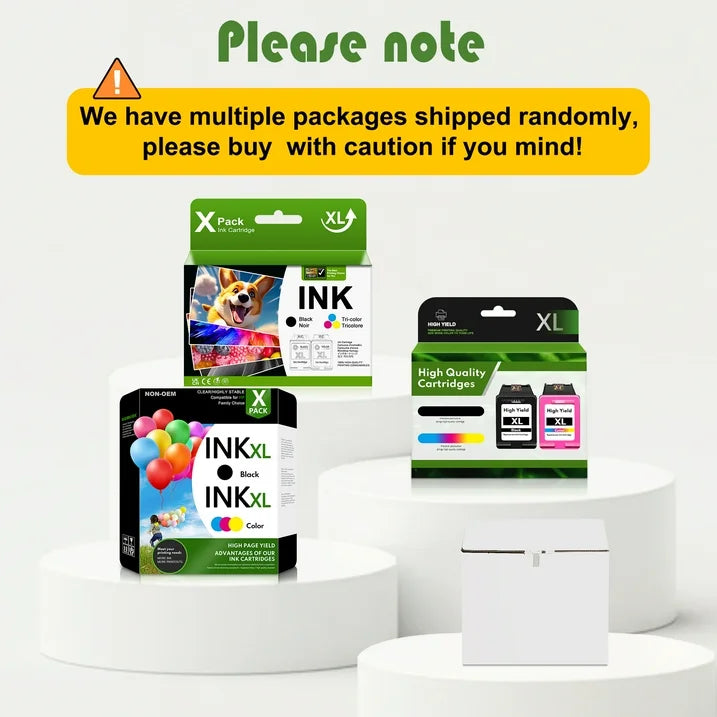 63XL 63 Ink Cartridges Compatible for HP 63XL Ink Cartridge 5255 4512 Printer Ink 2-Pack