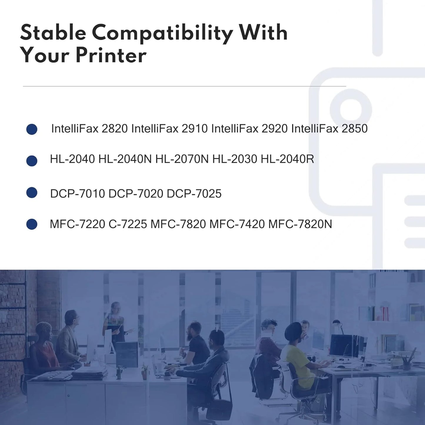 DR350 Drum Unit Replacement for Brother DR350 Drum Unit Compatible for MFC-7220 7225 7420 7820N