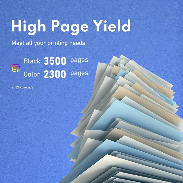 TN431 Toner Cartridge 4PK Replacement for Brother TN-431 Toner for HL-L8360CDW MFC-L8900CDW Printer