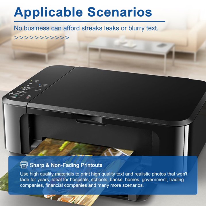 LC203 Ink cartridges Compatible for Brother LC203 ink for Brother MFC-4320DW MFC-J4420DW Printer (1 Black, 1 Cyan, 1 Magenta, 1 Yellow, 4 Pack)