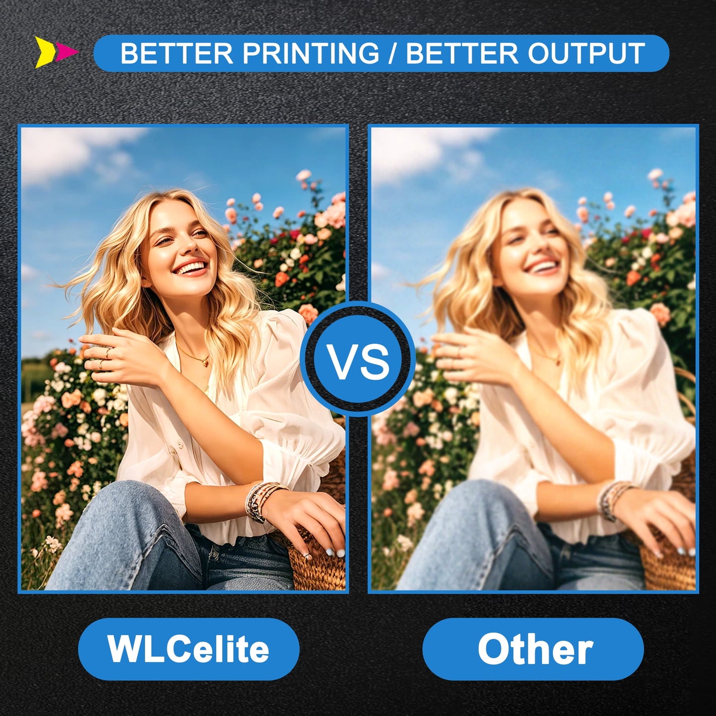 250 251 XL 5 Pack Printer Ink Compatible Replacement for Canon 250 251 Ink