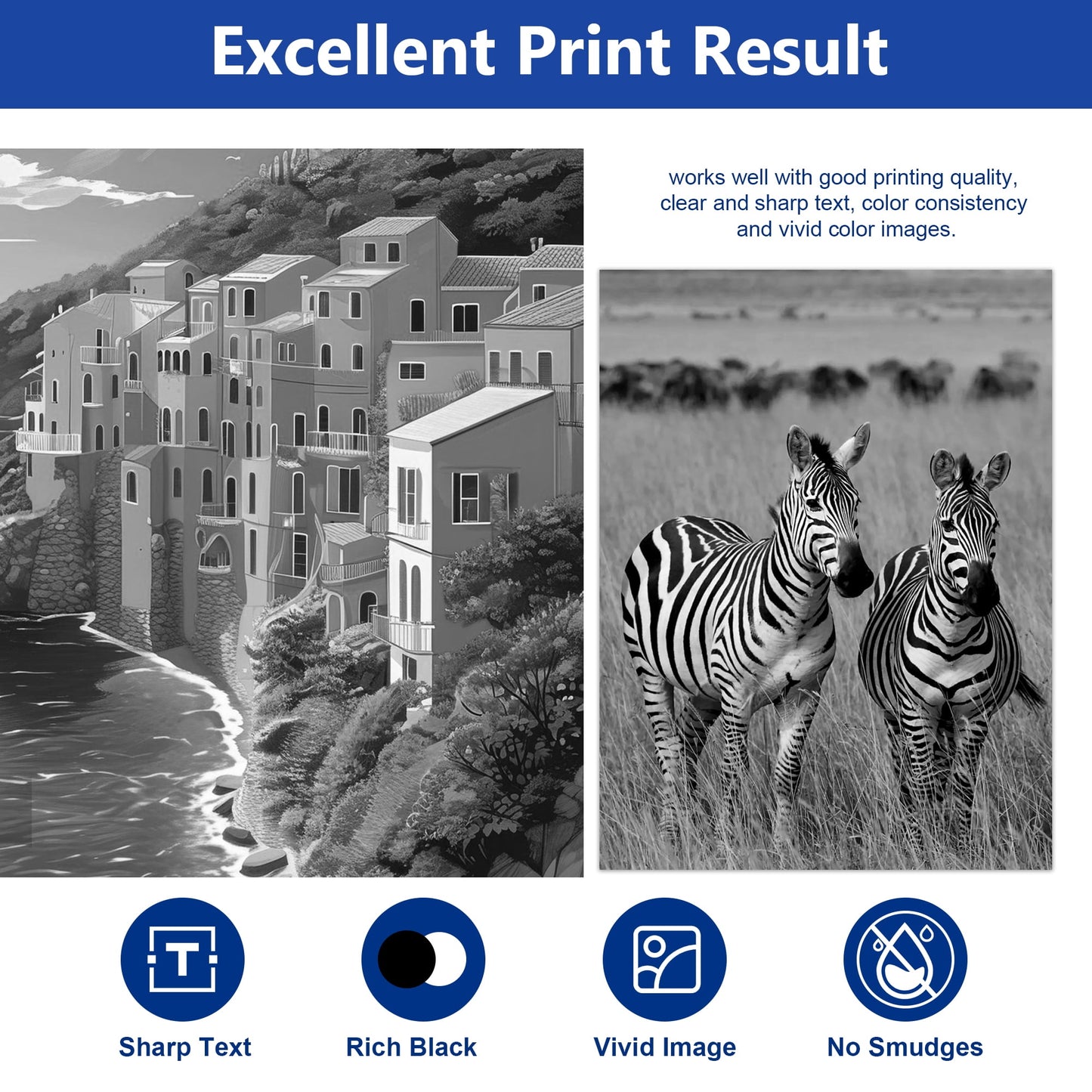 TN450 High Yield Toner Cartridge 4 Black Replacement for Brother TN-450 Toner for HL-2280DW HL-2270DW DCP-7065DN Printer