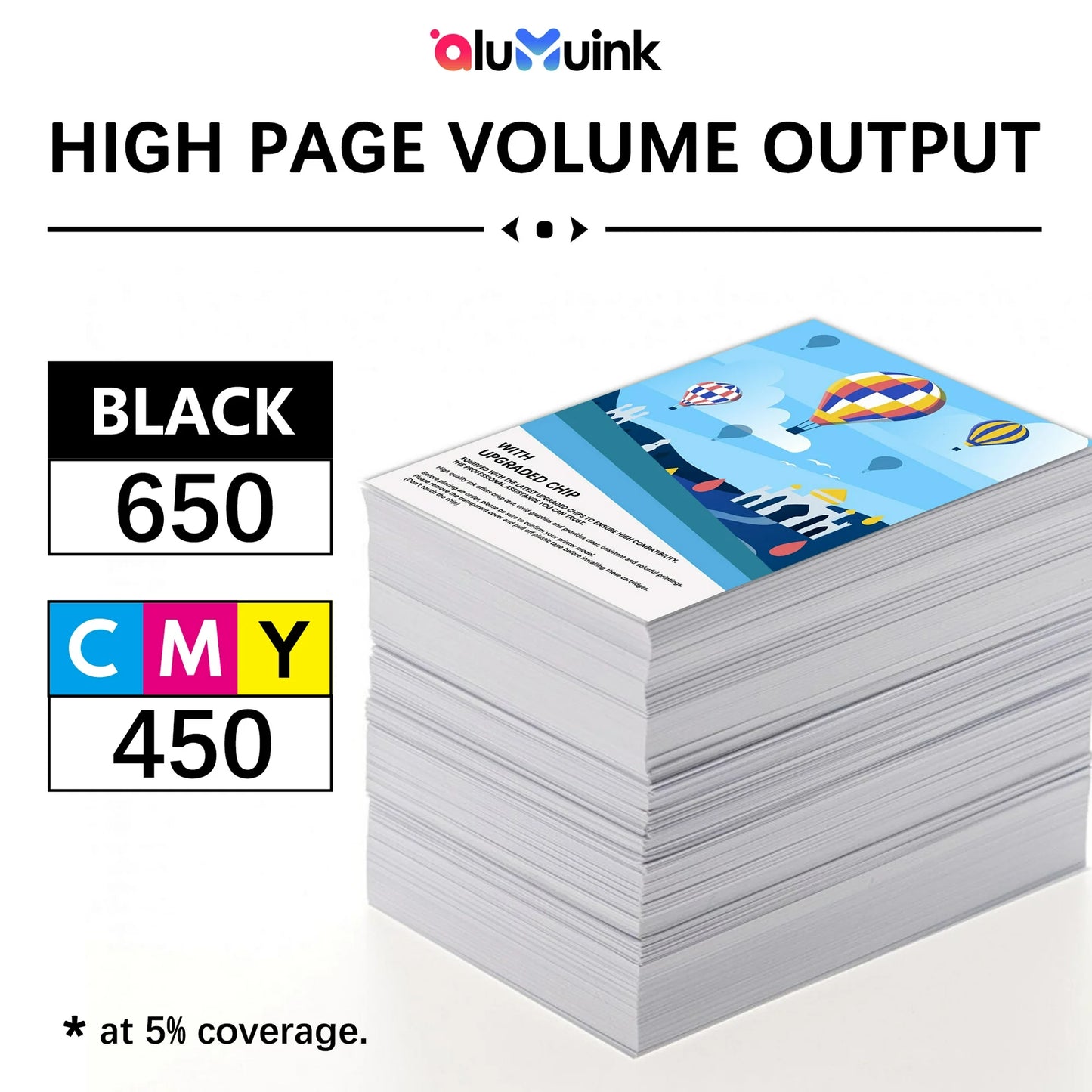 63XL 63 Ink Cartridges Compatible for HP 63XL Ink Cartridge 5255 4512 Printer Ink 2-Pack