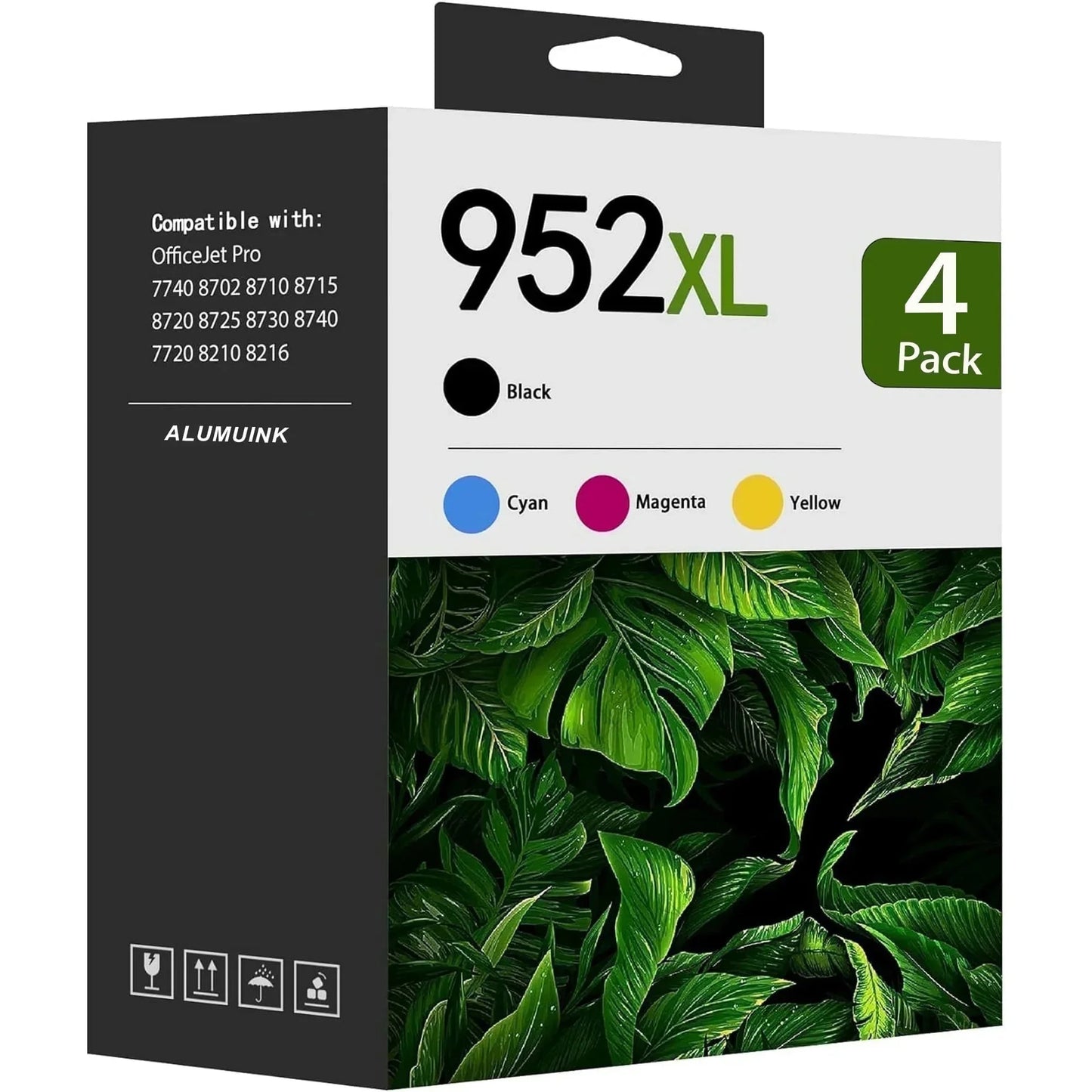 52 XL Ink Cartridges 952XL Compatible for HP 952 Ink Cartridge for OfficeJet Pro 8702 8710 8715 Printers (4 Pack)