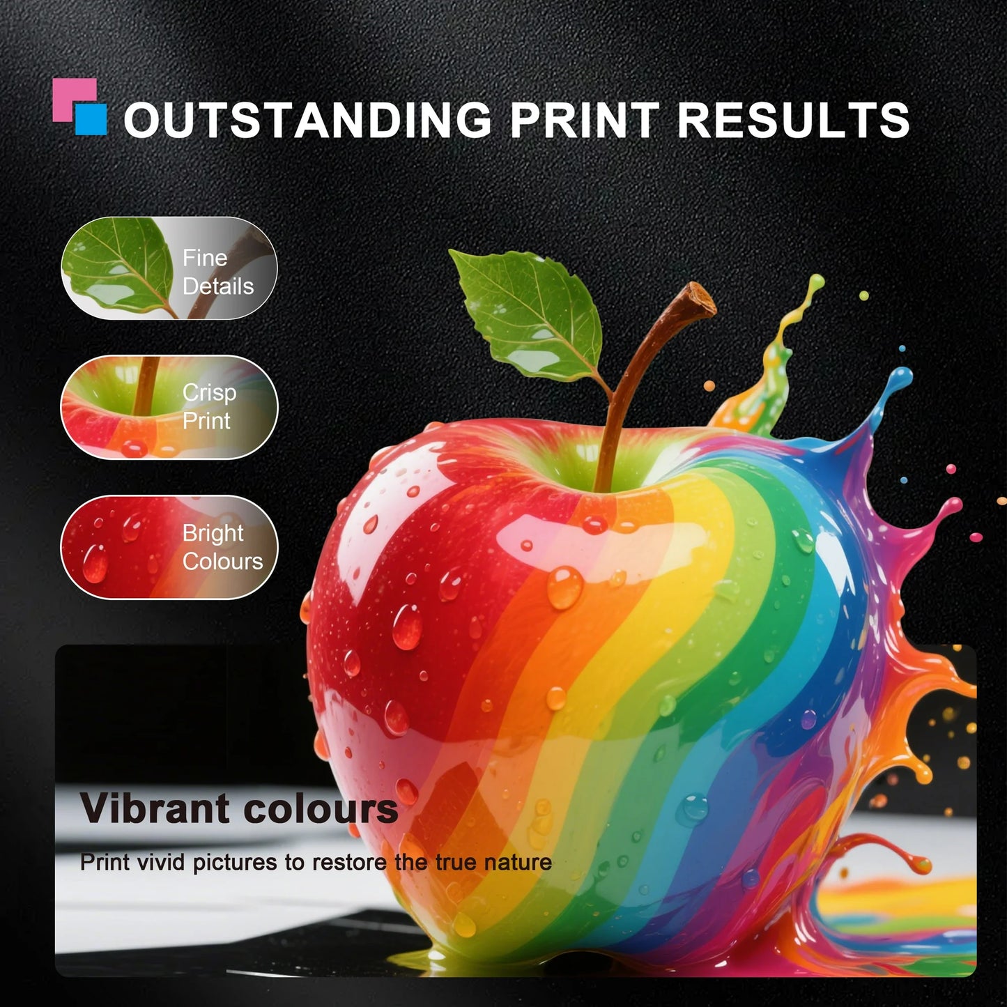 61XL Ink Cartridges Compatible for HP 61 Ink Cartridge for Printer ink 61 Comb Pack for Envy 4500 5530 4502 Deskjet 1000 2540 Officejet 4635 4630 Printer (Black,Tri-color)