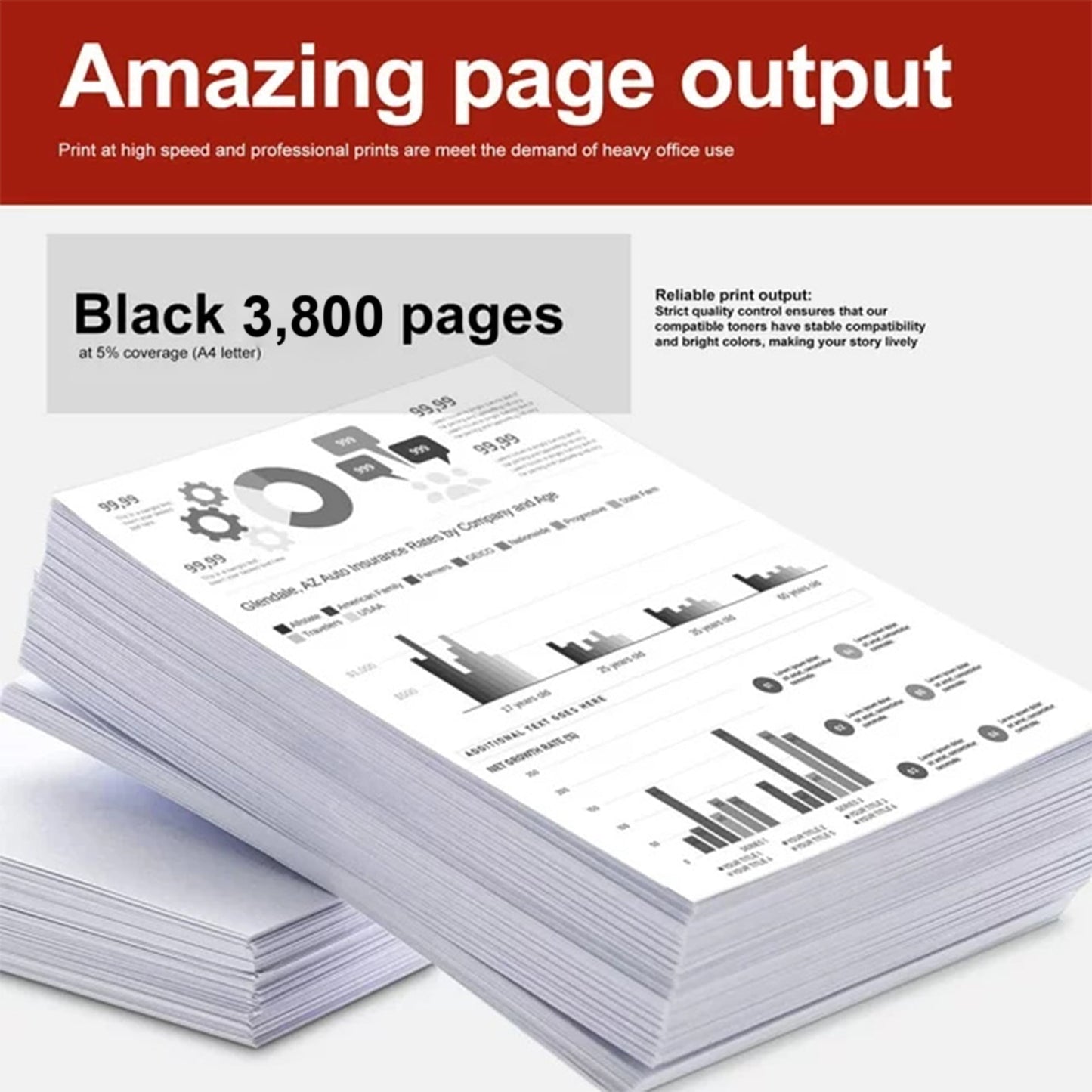 S35 3800 Page-Yield, Black Toner Cartridge 2-Pack Replacement for Canon ImageCLASS D320 D340 Printer (CNM7833A001)