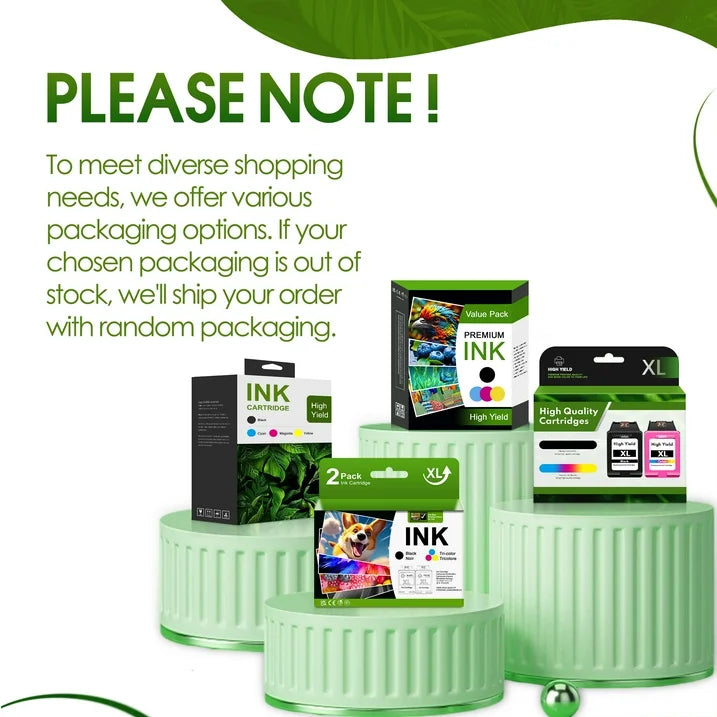 64 XL 64XL Ink Cartridge Compatible for HP 64 Ink Cartridges for HP Envy Photo 7855 7858 7155 6252 7800 7100 Envy Inspire 7255e 7955e 7958e 7900e Tango Series Printer (Black, Tri-Color) 2-Pack