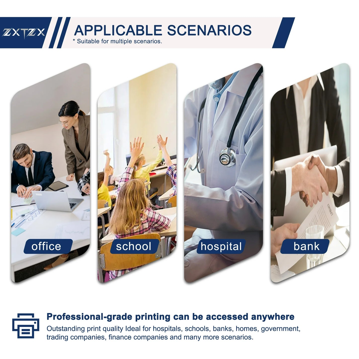 TN433 Black *2Toner Black Compatible for Brother TN433 TN431 Toner Cartridges for L8260CDWT L8900CDW Printer