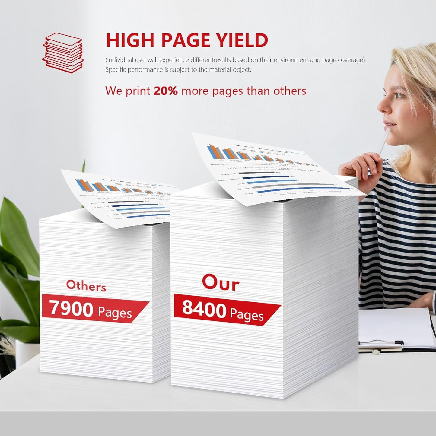 GI-20 Ink Bottle (4-Pack,1Black 1Cyan 1Magenta 1Yellow) - GI20 Ink Replacement for Canon PIXMA G6020 G5020 G7020 Printer