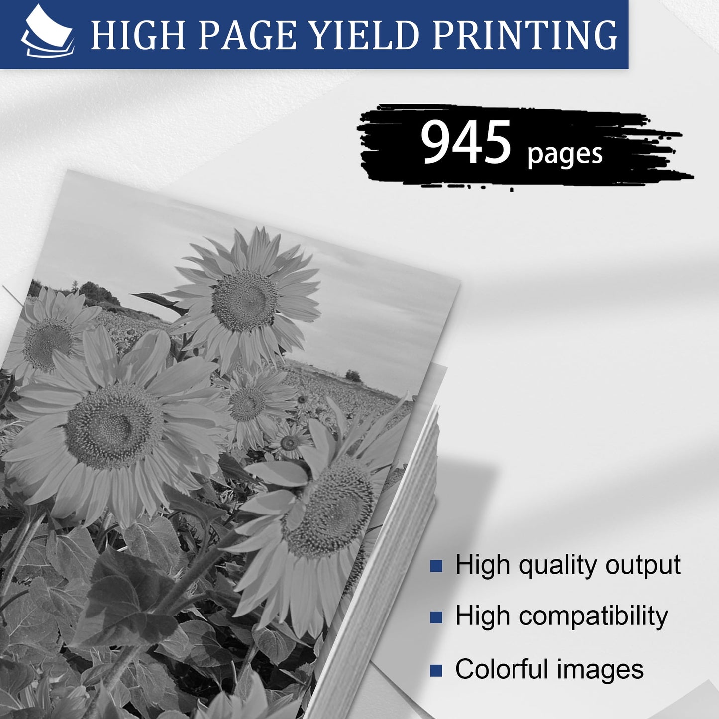 127 Ink Cartridges 1 Pack Compatible with Epson 127 Ink Cartridges Combo Pack to use for Workforce 630 Printer