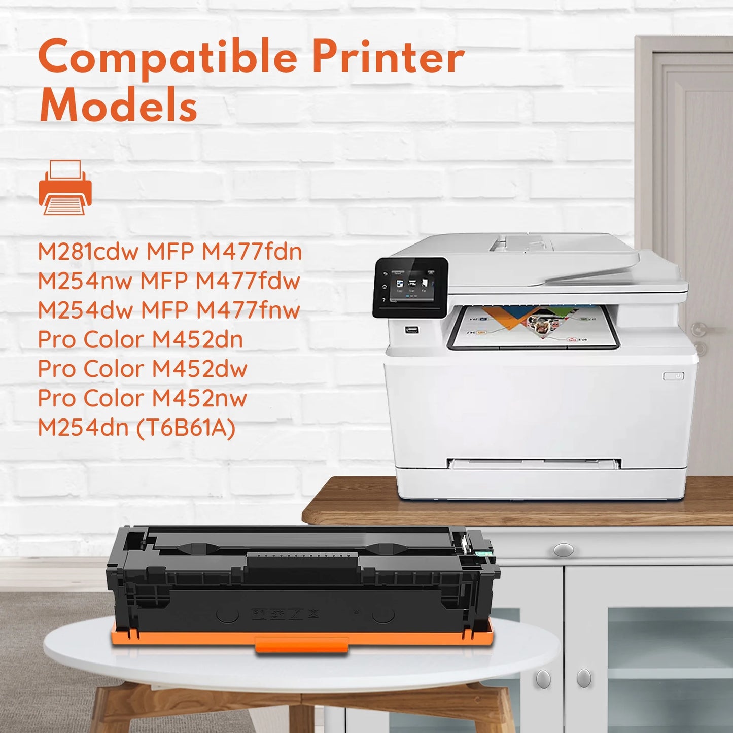 410X Black Toner Cartridge Yields Up to 7,000 Pages Compatible for HP 410A CF410A Color Pro MFP M425, M377, M477 Series Printer, 1 Pack