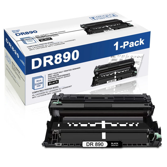 DR 890 Drum Unit Replacement for Brother Drum DR890 Compatible for HL-L6400DWT Printers (1PK).