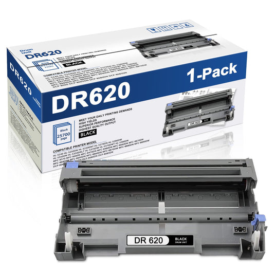 DR620 Drum Unit Compatible for Brother DR620 for HL-5370DWT Printer (1 Pack Black Drum Unit)