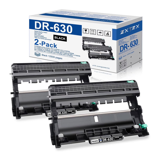DR630 Drum Compatible for Brother DR630 Drum Unit with HL-L2300D HL-L2320D (2pack)