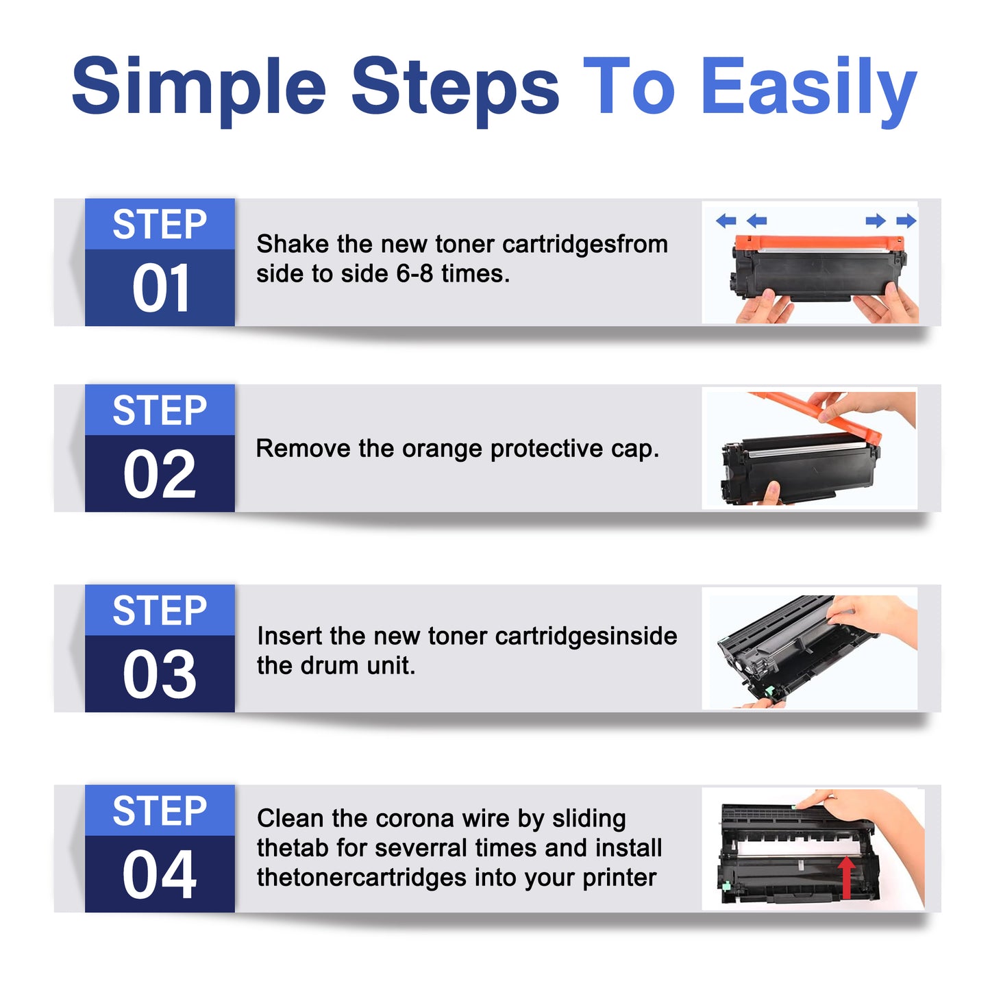 TN660 Toner Cartridge ZXTZX Compatibles for Brother TN-660 Compatibles for HL-L2315DW MFC-L2720DW Series Printers 1 Pack Black