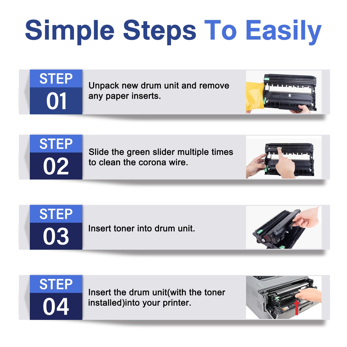 DR360 ZXTZX Drum Unit Compatible for Brother DR360 Drum for HL-2140 MFC-7040 MFC-7840W Series Printers 2 Pack Black