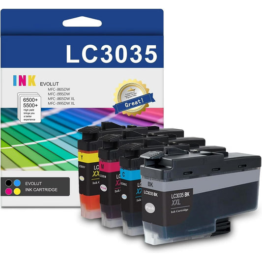 LC3035 Ink Cartridges 4-Pack Replacement for Brother LC3035 Ink Compatible for MFC-J995DW Printer