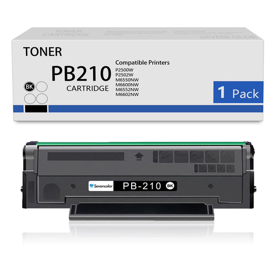 PB-210 PB210 Toner Cartridge 1 Black Replacement for Pantum P2500W P2502W M6550NW M6600NW M6552NW Printer