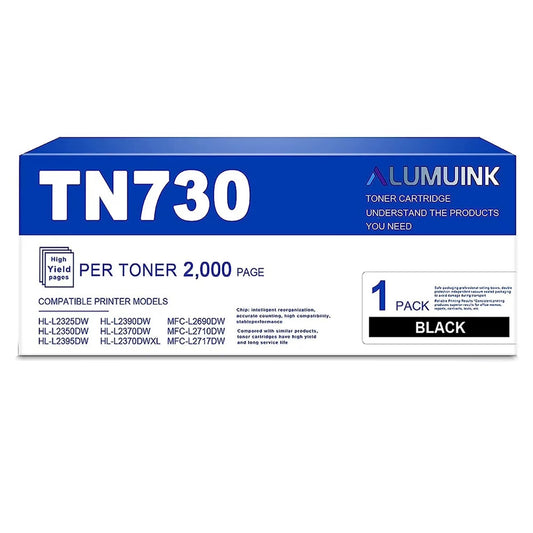 TN730 Toner Cartridges Replacement for Brother TN730 Toner Cartridge Black DCP-L2550DW Printer