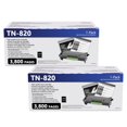 TN-820 High Yield Black Toner Cartridge Replacement for Brother TN820 for DCP-L5500DN Printer 2-Pack