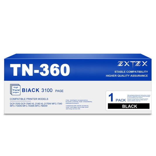 TN360 Toner for Brother TN360 TN330 Toner Cartridge High Yield Printer