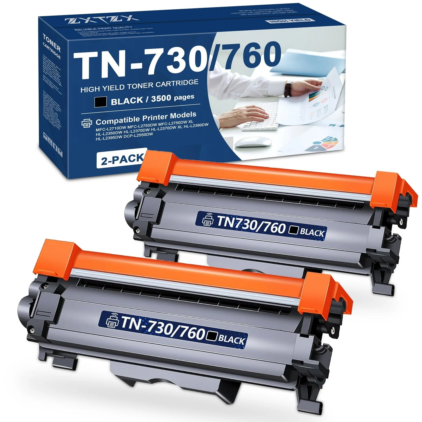 TN 730 TN 760 Toner Replacement for Brother TN760 TN730 Black Toner Cartridge Printer