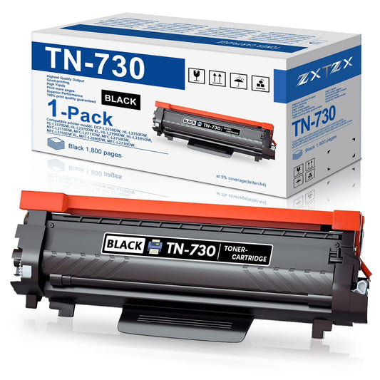 TN 730 Toner Cartridge Compatible for Brother TN730 Black Toner Cartridges Printer