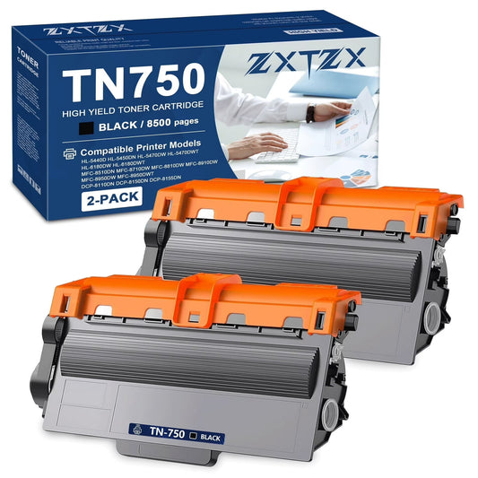 TN750 Toner Compatible for Brother TN750 Black Toner Cartridges Printer