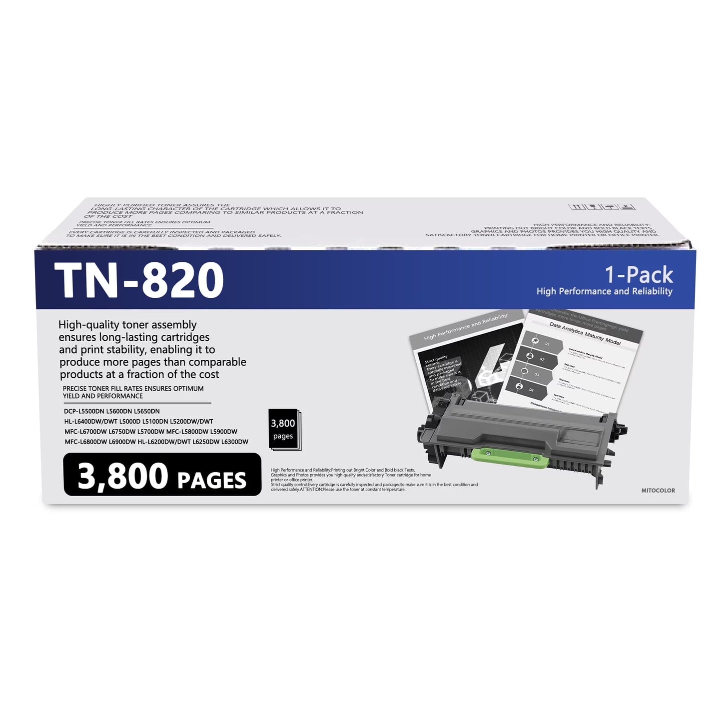 TN820 TN850 Toner Cartridge Compatible for Brother TN820 Toner Cartridge DCP L5600DN L5650DN Printer