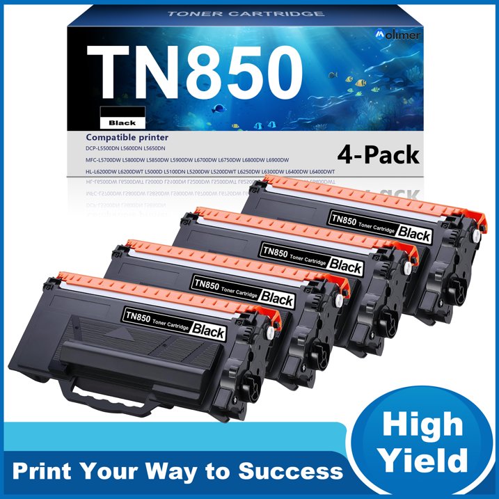 TN850 Toner Cartridge Set Replacement for Brother TN850 Toner Cartridge for Brother HL-L6200DW HL-L6200DWT MFC-L5700DW MFC-L5800DW DCP-L5500DN Printer