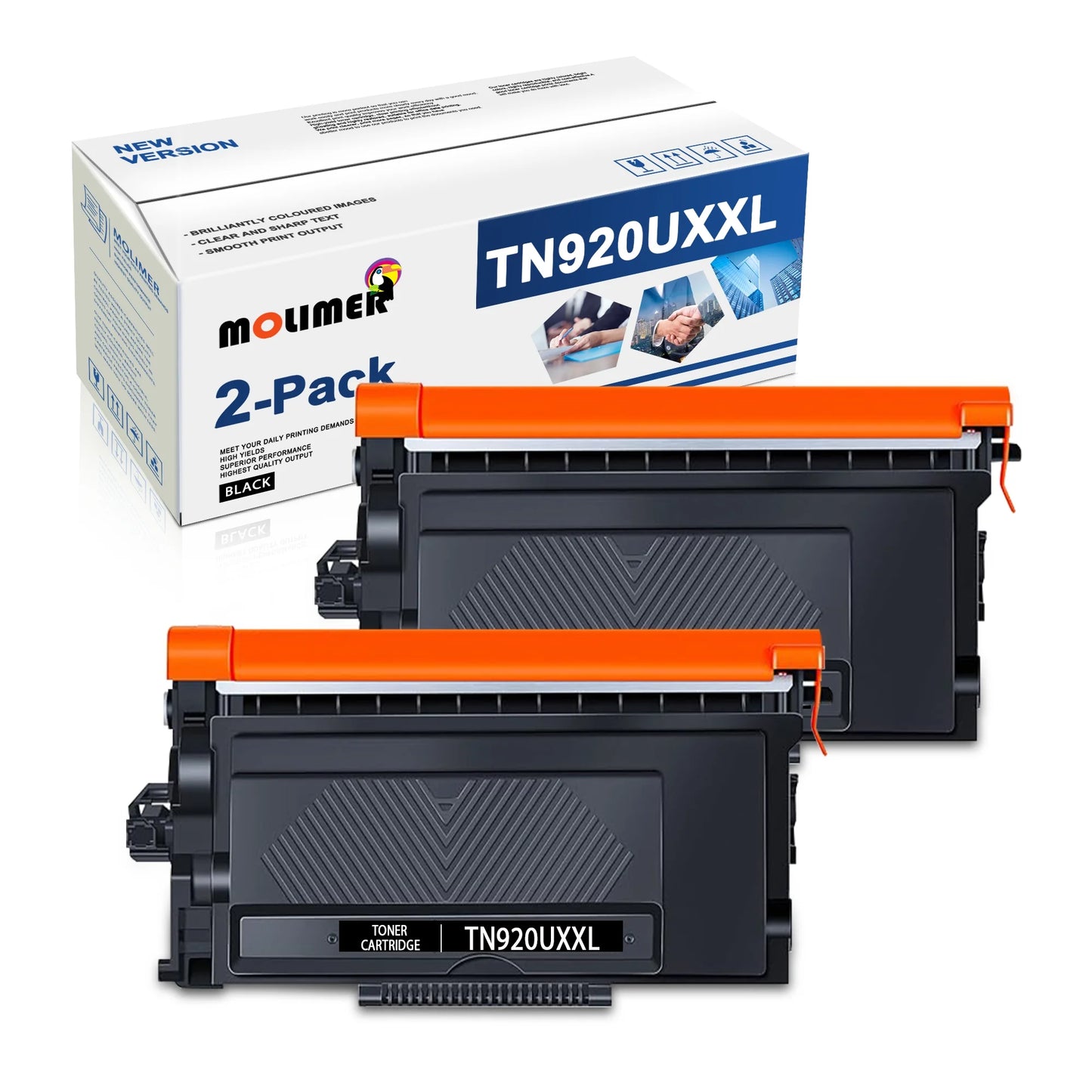 TN920UXXL TN920XL Toner Cartridge for Brother TN920XL Compatible for HL-L6210DW Printer 2 Pack Black