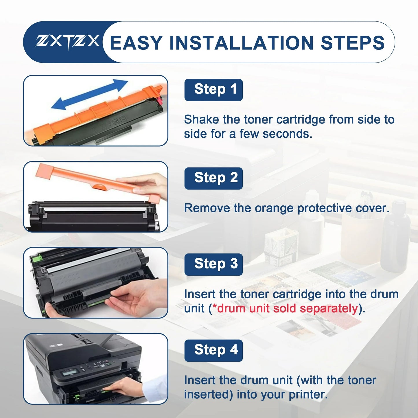 TN730 Toner Cartridge Compatible for Brother TN730 Black Toner Cartridge Printer