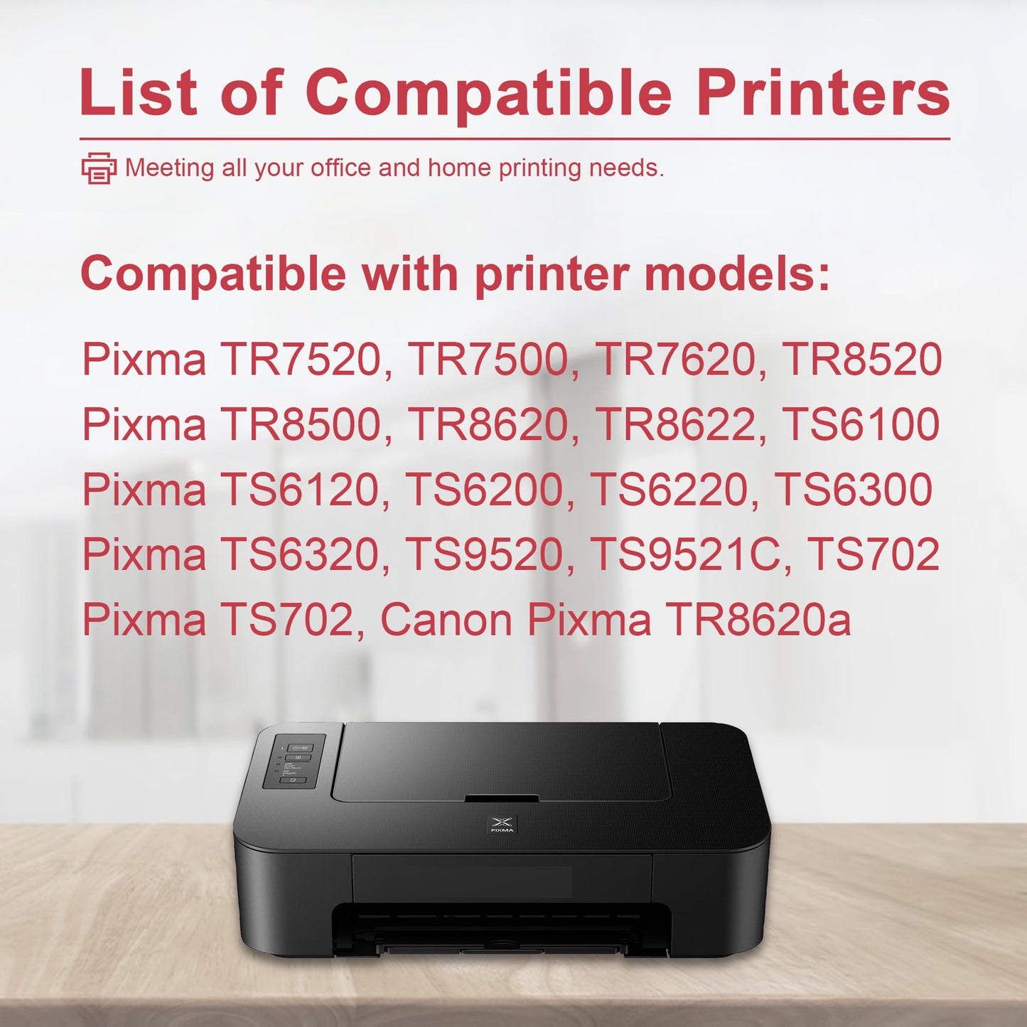 280XL 281XL Ink Cartridges Compatible for Canon 280 and 281 Ink for Pixma TR8520 TR8620a TS8120 TS9120