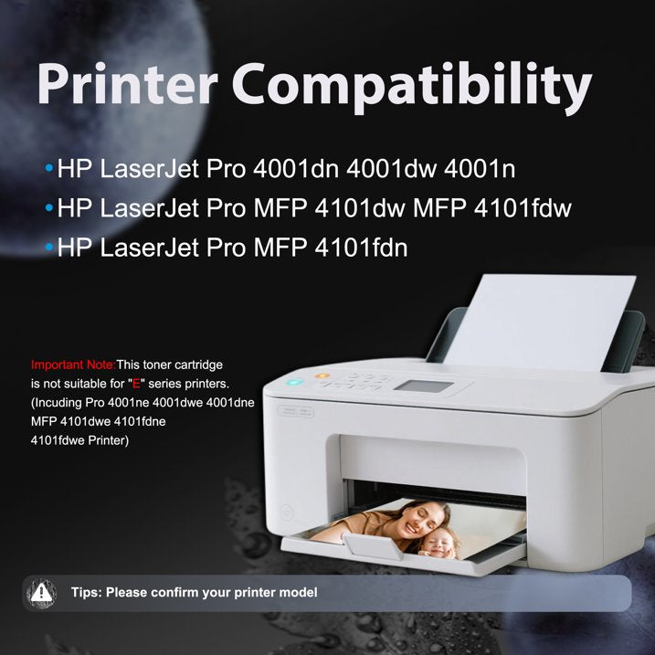 148A Toner Cartridge Compatible for 148A Black Toner Cartridge to for LaserJet Pro 4001n 4001dw Printer