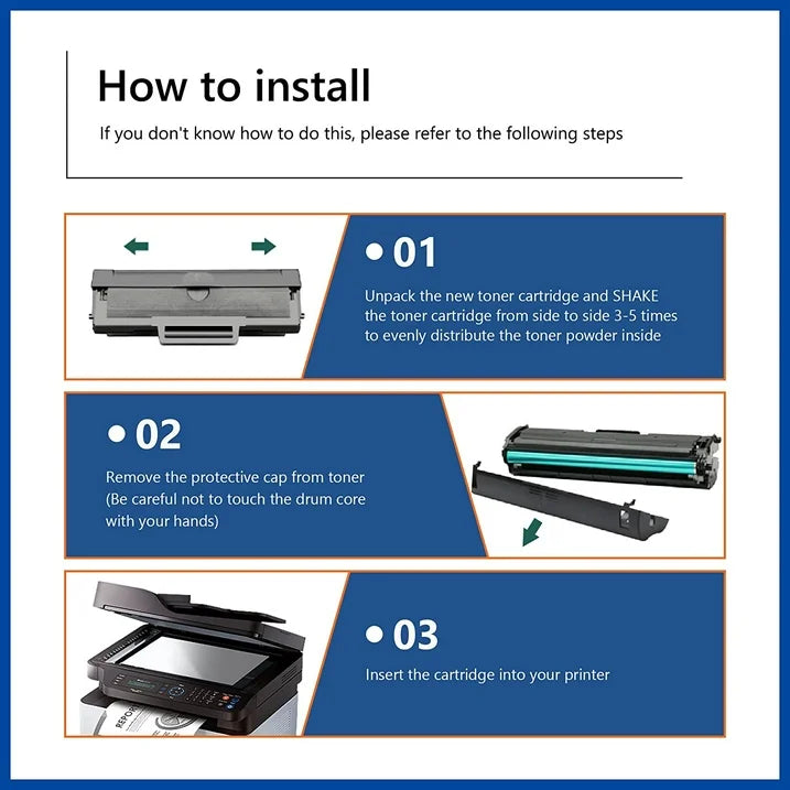 TN-330 Black Toner Cartridge Compatible for Brother TN330 Toner Cartridge for MFC-7840W 7440 Printer