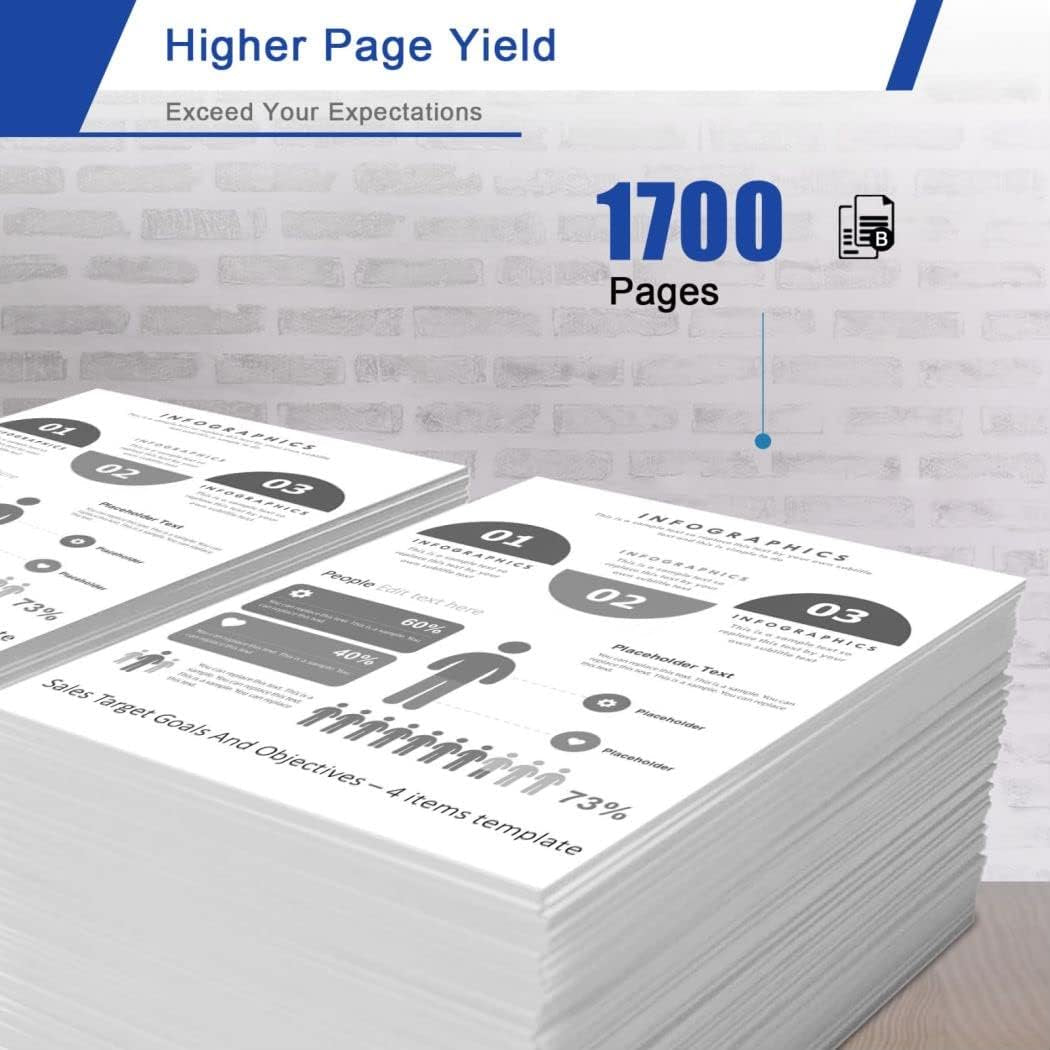 TN730 TN 730 TN-730 Black Toner Cartridge, TN730BK Compatible TN730 Toner Replacement for Brother TN730 MFC-L2750DW L2750DWXL HL-L2350DW L2390DW L2395DW DCP-L2550DW Printer, 3 Pack