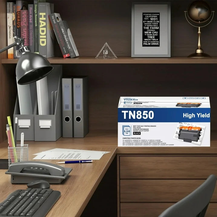 TN850 Black Toner Cartridge Replacement for Brother TN850 Toner Compatible for HL-L6200DW Printer.