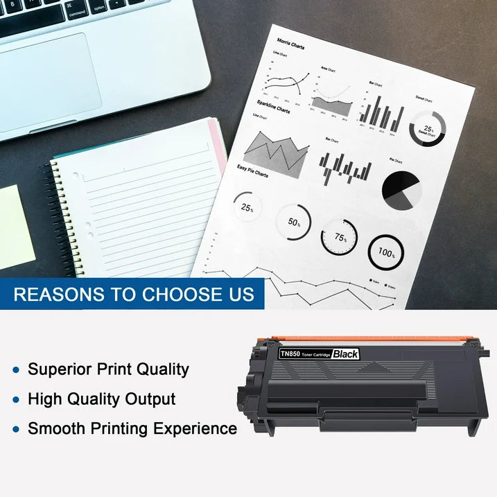 TN820 Toner Cartridge Replacement for Brother TN820 Toner Cartridge for DCP-L5650DN Printer