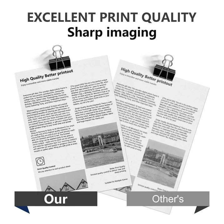 TN433 Black High Yield Toner Cartridge Compatible for Brother TN433BK HL-L8360CDW Printer - 2 Pack