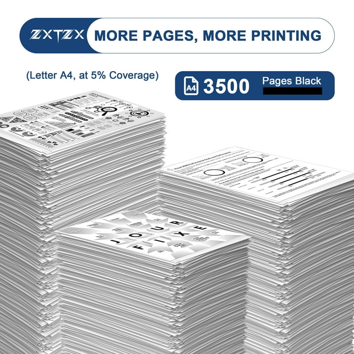 TN 760 Toner Compatible for Brother TN760 TN730 Black Toner Cartridges 2 Pack