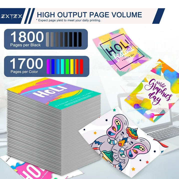 TN223 4-Pack Toner Compatible for Brother TN223 Toner Cartridges Black Cyan Magenta Yellow Printer