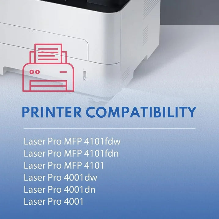 48A Toner Cartridge (with Chip), W1480A | 1 Black 148A Toner Compatible for HP Pro 4001 4001dn 4001dw, MFP 4101 4101fdn 4101fdw Printer