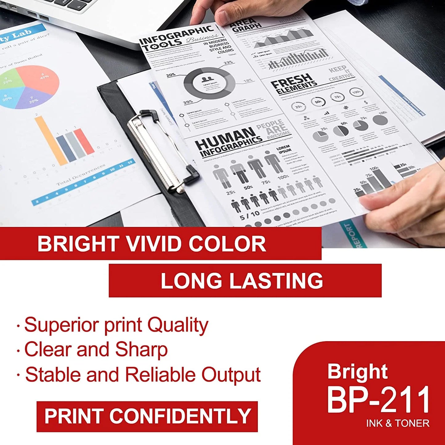 PB-211 Toner Cartridge Replacement for Pantum for Pantum P2500W P2502W Printers (Black-1 Pack)