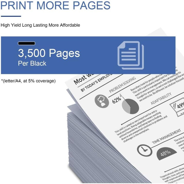 TN820 Toner Cartridge Black Replacement for Brother TN820 Compatible for DCP-L5500DN Printer 1-Pack.