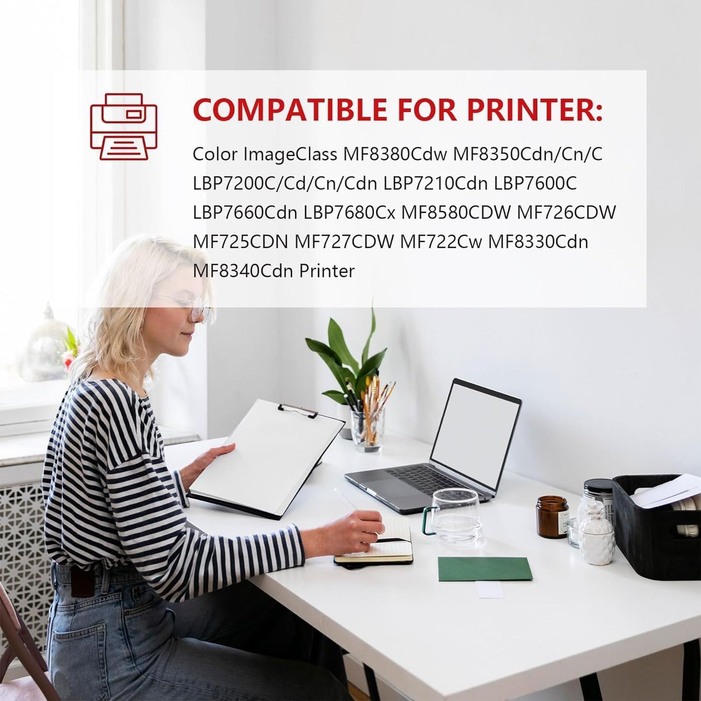 118 Toner Cartridge 1 Black 118 Toner Loment Compatible Replacement for Canon 118 Color ImageClass MF8380Cdw LBP7210Cdn MF726CDW MF8330Cdn MF8340Cdn Printer