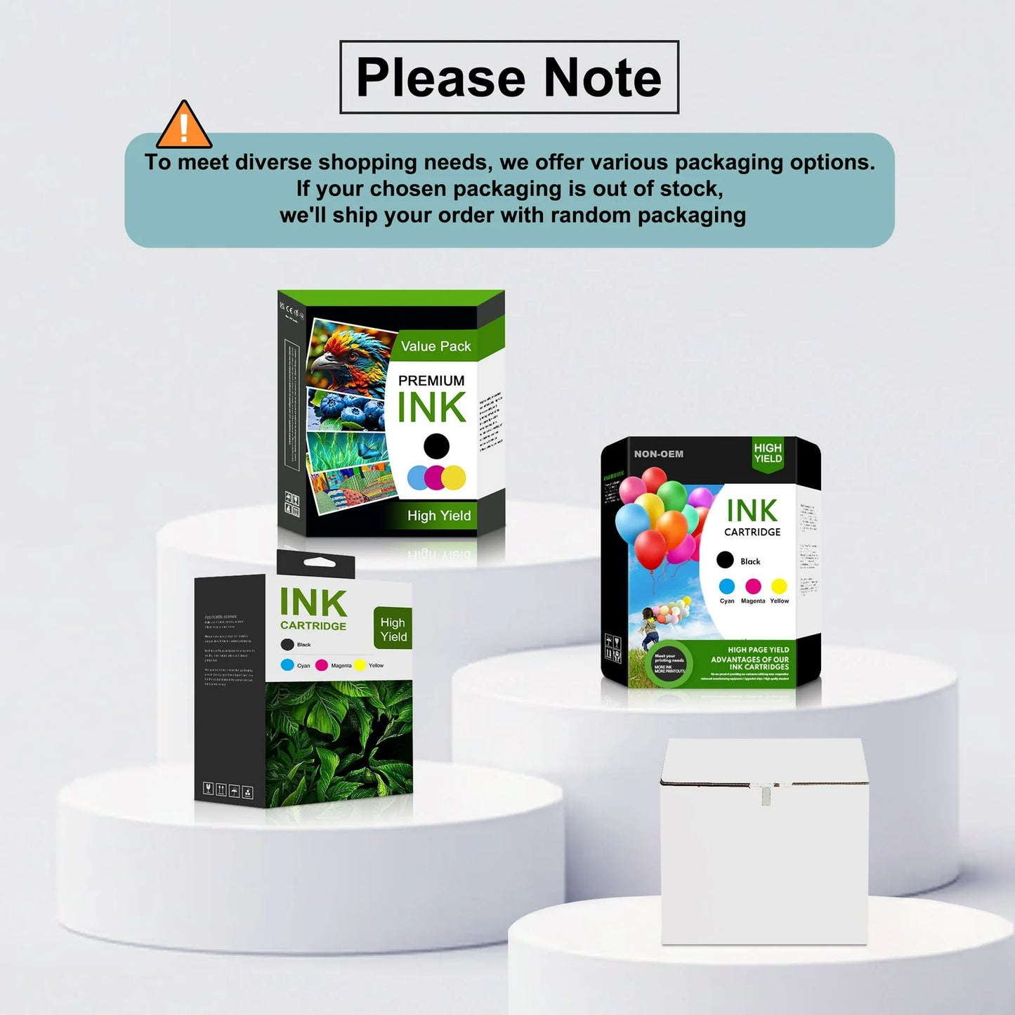 920 Ink High Yield Compatible for HP 920 XL Ink Cartridge Printer Ink 920XL 4 Pack (BK C M Y) 6500A