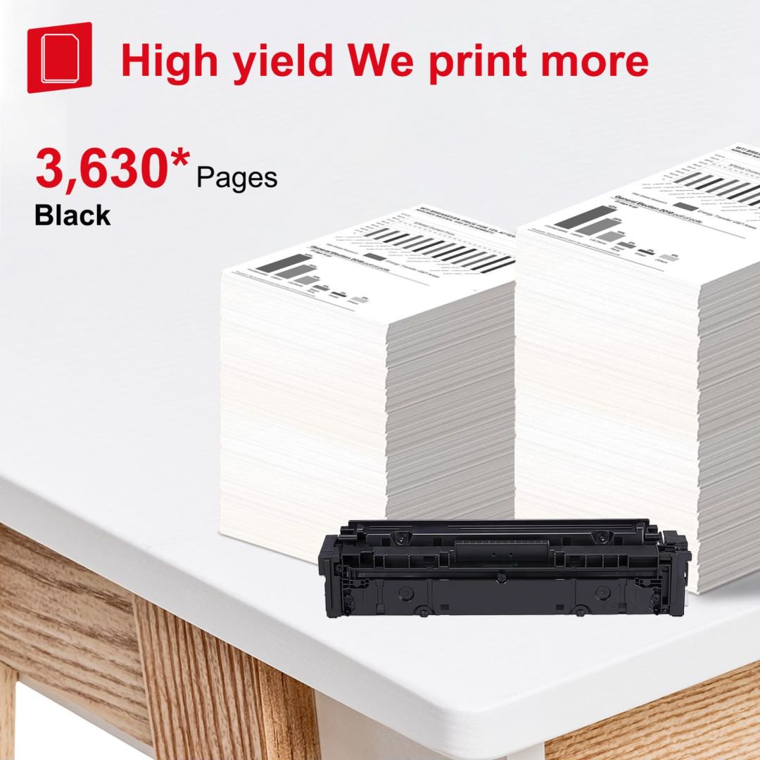 067H 067 Black Toner Cartridge, High Capacity, Replacement for Canon 067H MF656Cdw, MF654Cdw, MF653Cdw, LBP633Cdw and LBP632Cdw Printers