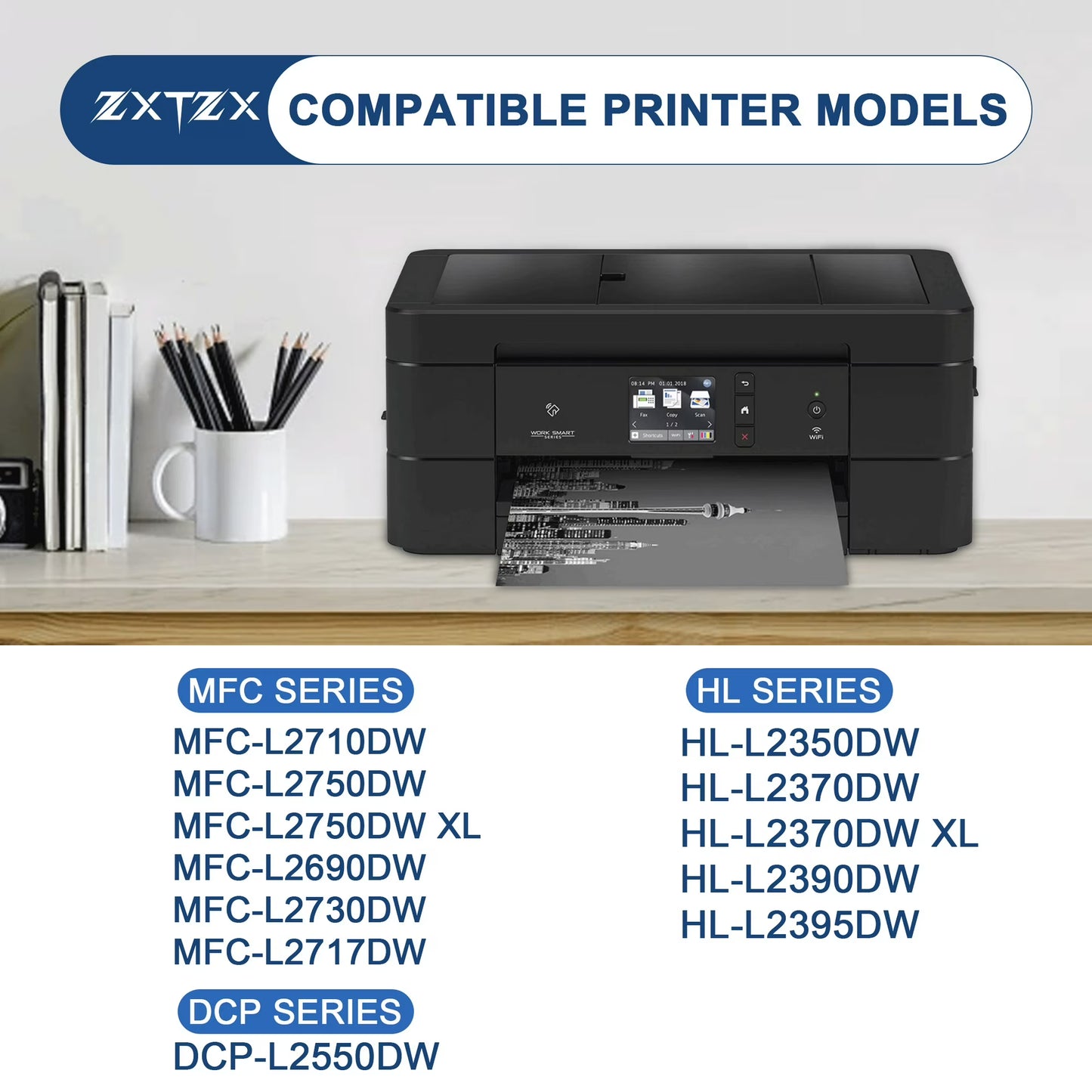 TN730 Toner Cartridge Compatible for Brother TN730 Black Toner Cartridge Printer