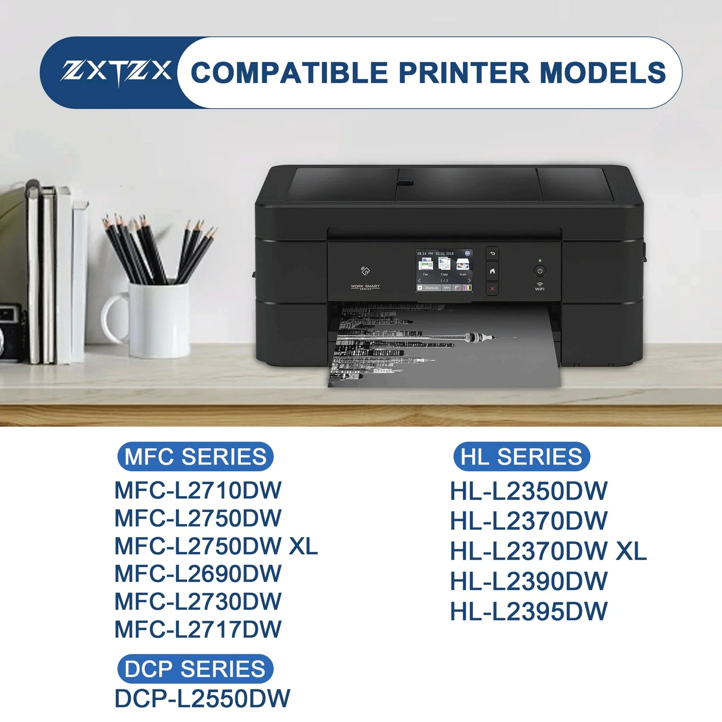 TN730 Toner Cartridge Compatible for Brother TN730 Black Toner Cartridge Printer
